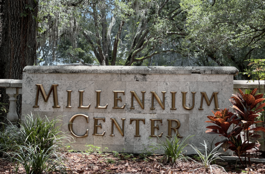 millennium-center-sign