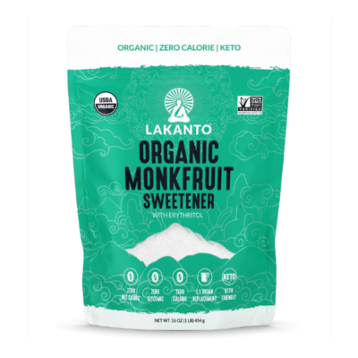Lakanto Organic Classic Monk Fruit Sweetener with Erythritol